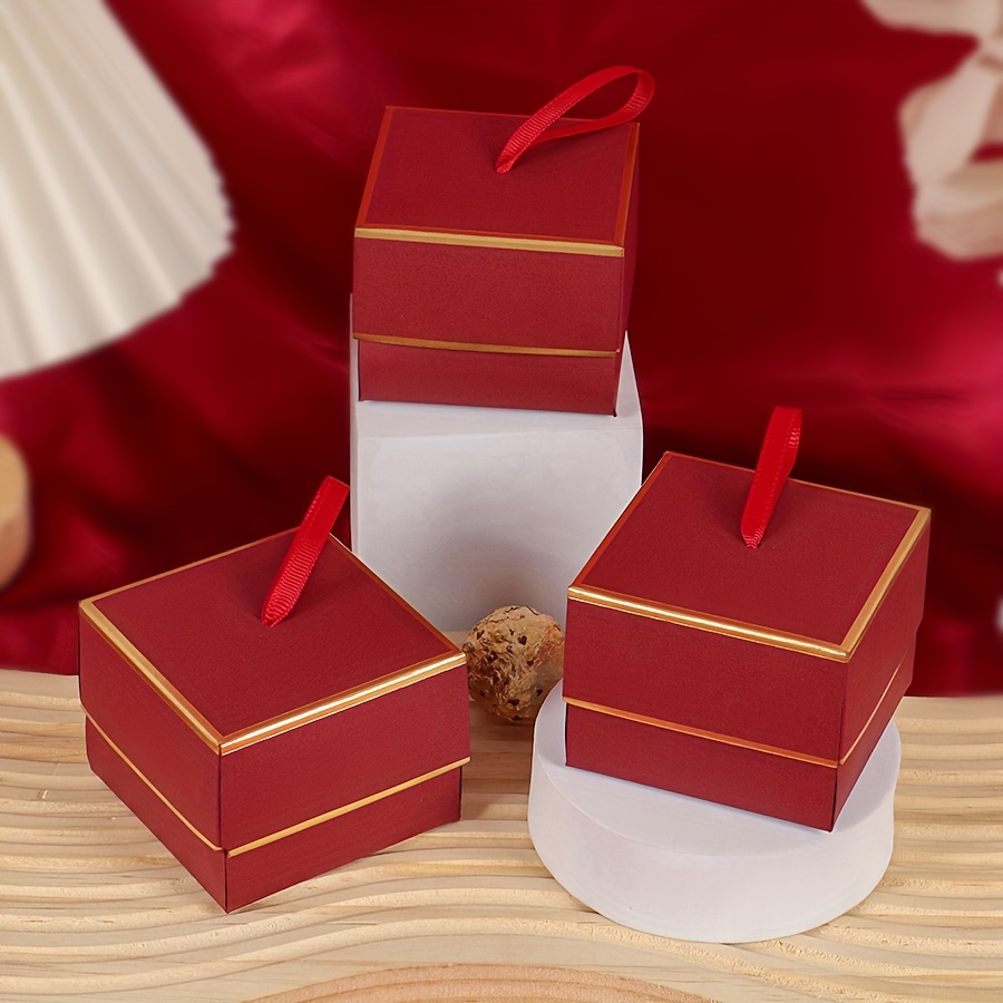 5pcs 3D Elegant Handmade Flower Gift Box Set, Creative Packaging